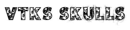 VTKS Skulls font