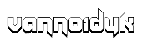 Vannoidyk font