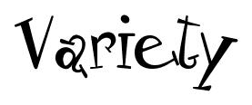 Variety font