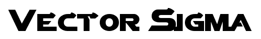 Vector Sigma font