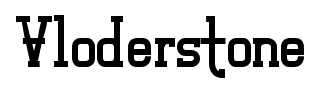 Vloderstone font