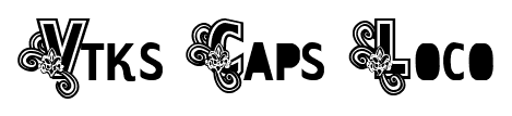 Vtks Caps Loco font