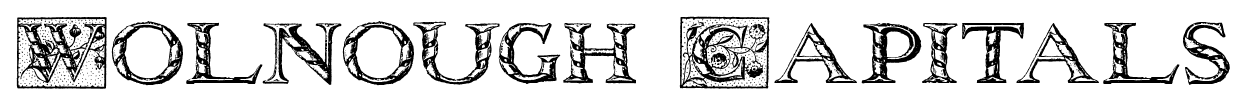 Wolnough Capitals font