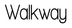 Walkway font