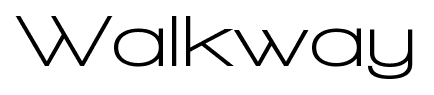 Walkway font
