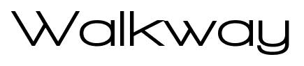 Walkway font