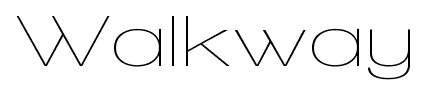 Walkway font