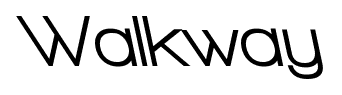 Walkway font