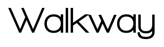 Walkway font