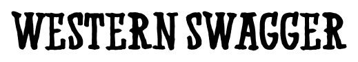 Western Swagger font