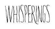 Whisperings font