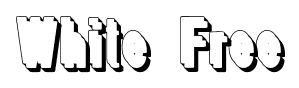 White Free font