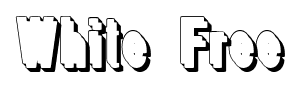 White Free font