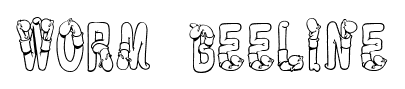 Worm Beeline font