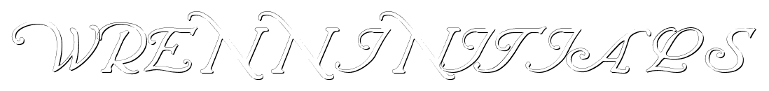 WRENN INITIALS font