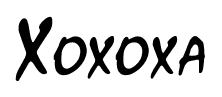 Xoxoxa font
