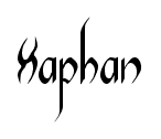 Xaphan font