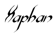 Xaphan font