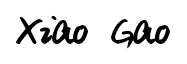 Xiao Gao font