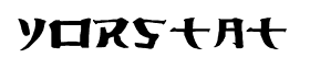Yorstat font