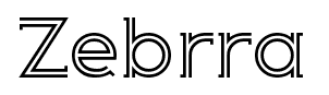 Zebrra font