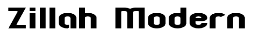 Zillah Modern font