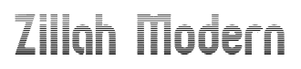 Zillah Modern font