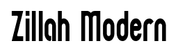 Zillah Modern font