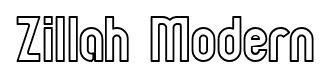 Zillah Modern font