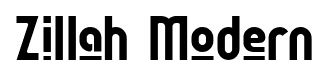 Zillah Modern font