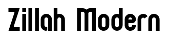 Zillah Modern font