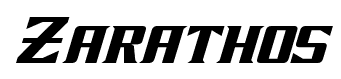 Zarathos font
