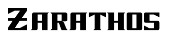 Zarathos font