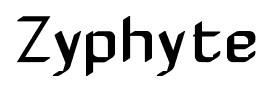 Zyphyte font
