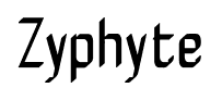 Zyphyte font