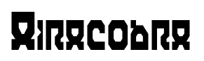 Airacobra font