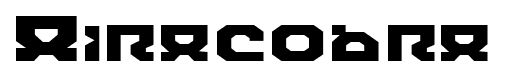 Airacobra font