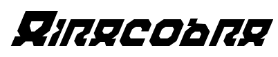 Airacobra font