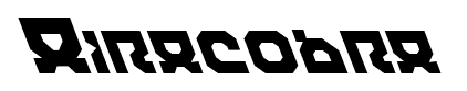 Airacobra font