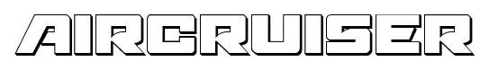 Aircruiser font