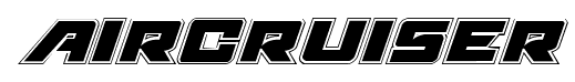Aircruiser font