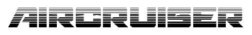 Aircruiser font