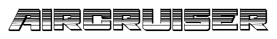 Aircruiser font