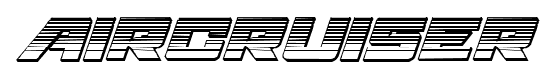 Aircruiser font