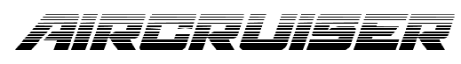 Aircruiser font