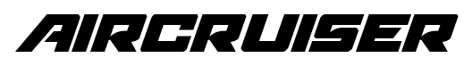 Aircruiser font