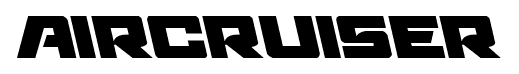 Aircruiser font