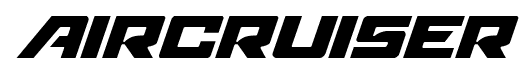 Aircruiser font