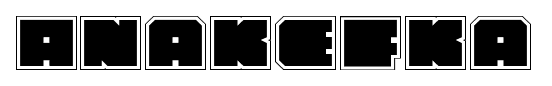 Anakefka font