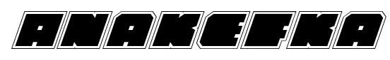 Anakefka font